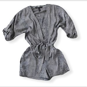 BCBG XXS Printed Romper